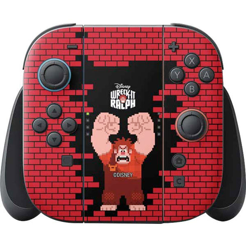 Disney Wreck-it Ralph Vintage Arcade Nintendo Switch 2 (2025) Joy-Con Controller Skin