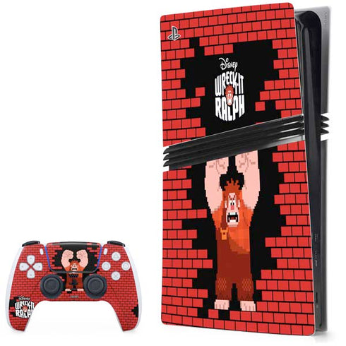 Disney Wreck-it Ralph Vintage Arcade PS5 Pro Bundle Skin