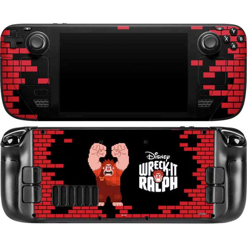 Disney Wreck-it Ralph Vintage Arcade Steam Deck Handheld Gaming Computer OLED Skin