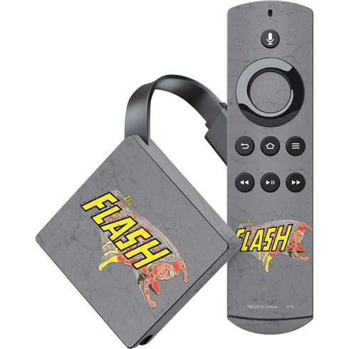 DC Comics The Flash Vintage Action Running Pose Amazon Fire TV Skin