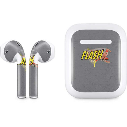DC Comics The Flash Vintage Action Running Pose Apple AirPods Skin