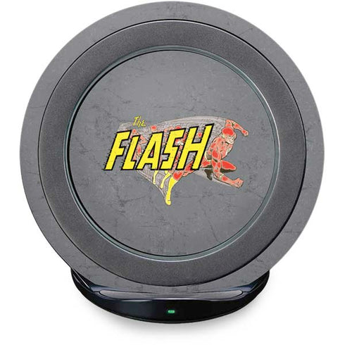 DC Comics The Flash Vintage Action Running Pose Fast Charge Wireless Charging Stand Skin