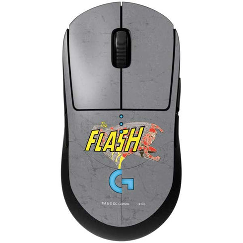 DC Comics The Flash Vintage Action Running Pose G Pro Wireless Gaming Mouse Skin