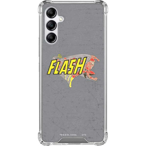 DC Comics The Flash Vintage Action Running Pose Gabb Phone 4 Clear Case