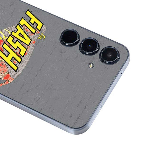 DC Comics The Flash Vintage Action Running Pose Galaxy A35 5G Skin