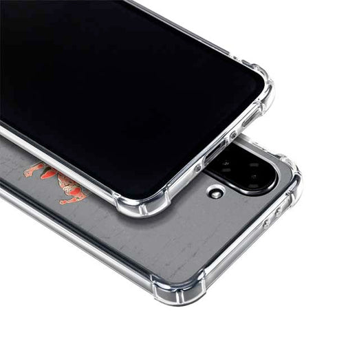 DC Comics The Flash Vintage Action Running Pose Galaxy A36 5G Clear Case