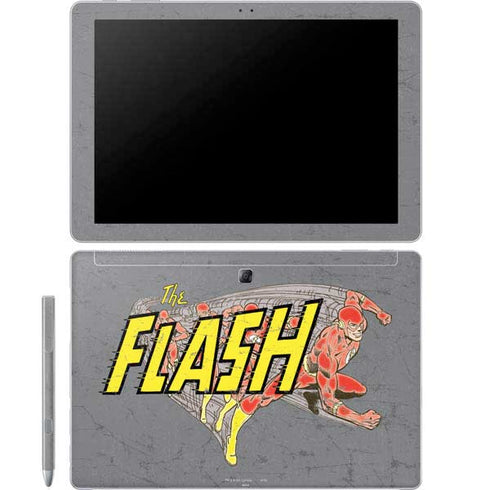 DC Comics The Flash Vintage Action Running Pose Galaxy Book 12in Skin