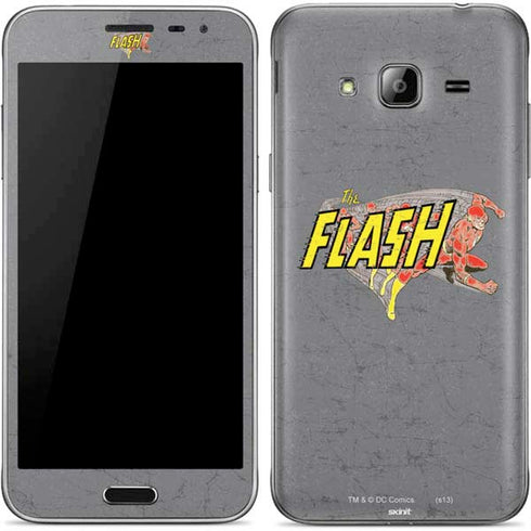 DC Comics The Flash Vintage Action Running Pose Galaxy J3 Skin