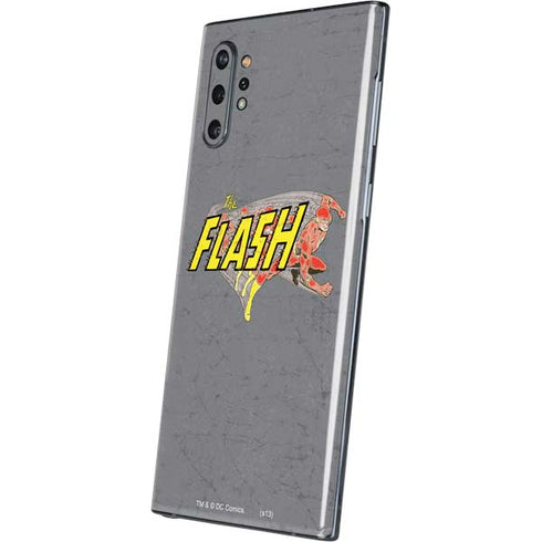 DC Comics The Flash Vintage Action Running Pose Galaxy Note 10 Plus Skin