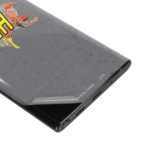 DC Comics The Flash Vintage Action Running Pose Galaxy Note 10 Plus Skin