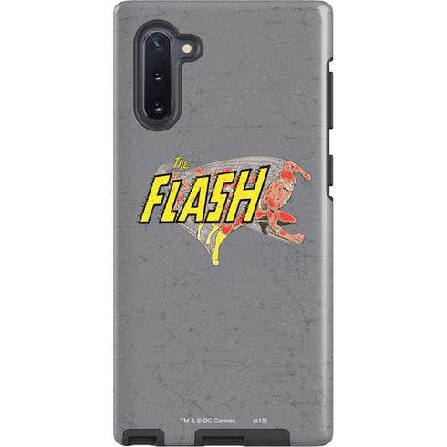 DC Comics The Flash Vintage Action Running Pose Galaxy Cases