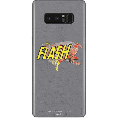 DC Comics The Flash Vintage Action Running Pose Galaxy Note 8 Skin