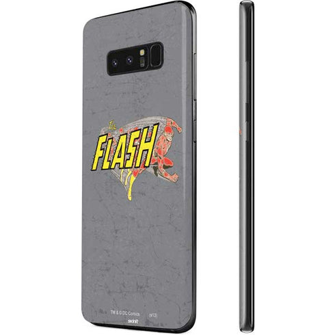 DC Comics The Flash Vintage Action Running Pose Galaxy Note 8 Skin