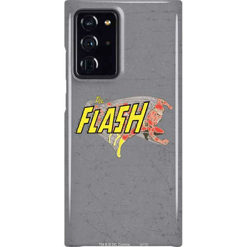 DC Comics The Flash Vintage Action Running Pose Galaxy Cases