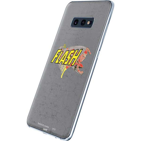 DC Comics The Flash Vintage Action Running Pose Galaxy S10e Skin
