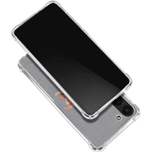 DC Comics The Flash Vintage Action Running Pose Galaxy S24 FE Clear Case