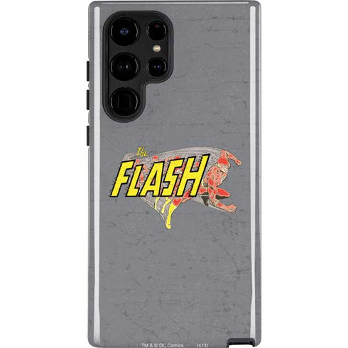 DC Comics The Flash Vintage Action Running Pose Galaxy Cases
