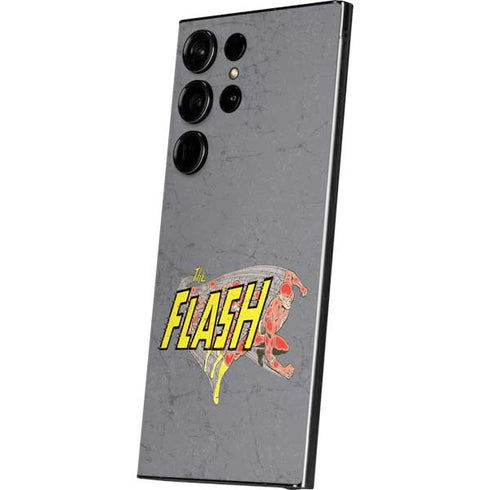 DC Comics The Flash Vintage Action Running Pose Galaxy S25 Ultra Skin
