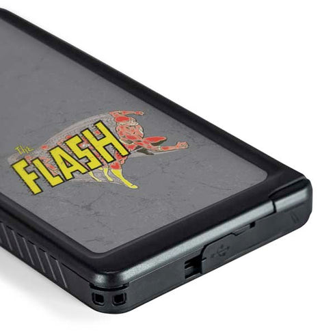 DC Comics The Flash Vintage Action Running Pose Galaxy S24 Ultra Waterproof Case