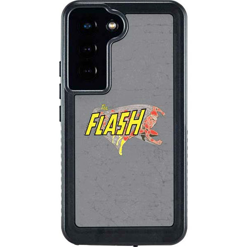 DC Comics The Flash Vintage Action Running Pose Galaxy S24 Waterproof Case