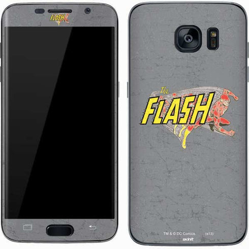 DC Comics The Flash Vintage Action Running Pose Galaxy S7 Skin