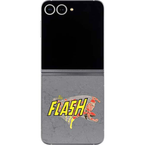 DC Comics The Flash Vintage Action Running Pose Galaxy Z Flip6 Skin