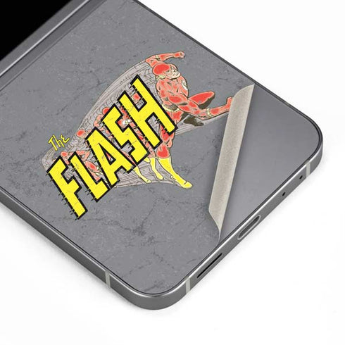 DC Comics The Flash Vintage Action Running Pose Galaxy Z Flip6 Skin
