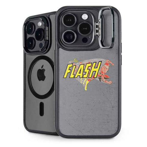 DC Comics The Flash Vintage Action Running Pose iPhone 15 Pro Max Kickstand Case