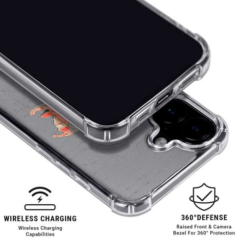 DC Comics The Flash Vintage Action Running Pose iPhone 16 MagSafe Case
