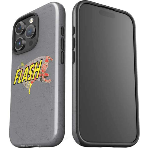 DC Comics The Flash Vintage Action Running Pose iPhone 16 Pro Impact Case
