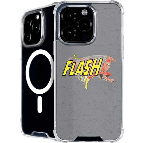 DC Comics The Flash Vintage Action Running Pose iPhone 16 Pro Max MagSafe Case