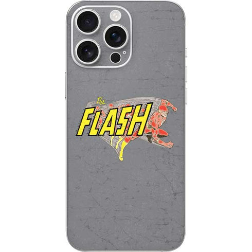 DC Comics The Flash Vintage Action Running Pose iPhone 16 Pro Max Skin