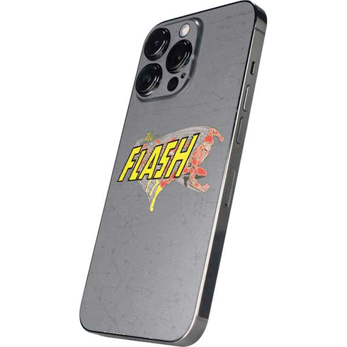 DC Comics The Flash Vintage Action Running Pose iPhone 16 Pro Skin