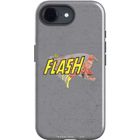 DC Comics The Flash Vintage Action Running Pose iPhone 16e Impact Case