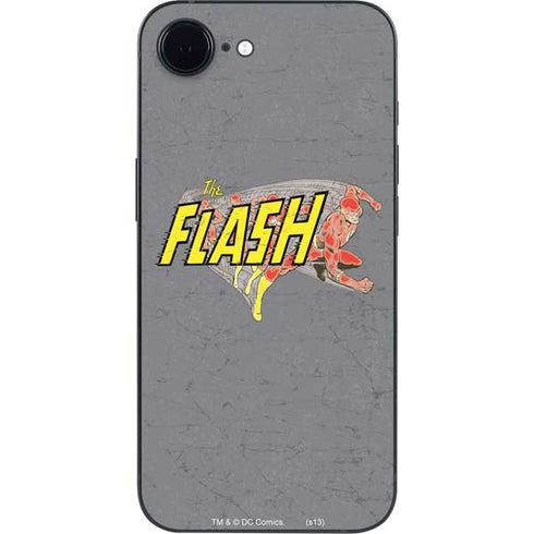DC Comics The Flash Vintage Action Running Pose iPhone 16e Skin