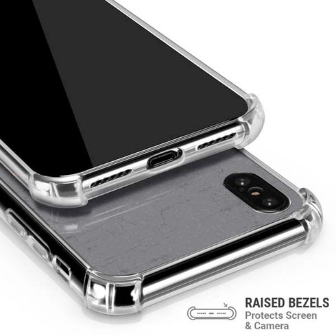 DC Comics The Flash Vintage Action Running Pose iPhone X/XS Clear Case