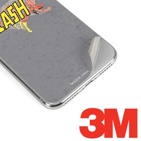 DC Comics The Flash Vintage Action Running Pose iPhone XS Max Skin