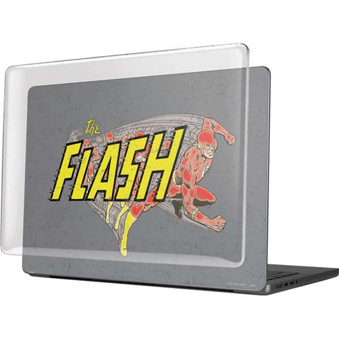 DC Comics The Flash Vintage Action Running Pose MacBook Pro 14in (2021-24) Case plus Skin