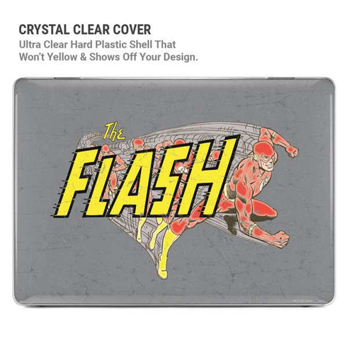 DC Comics The Flash Vintage Action Running Pose MacBook Pro 14in (2021-24) Case plus Skin