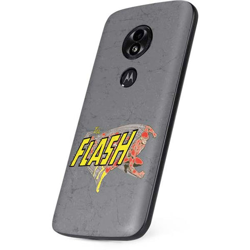 DC Comics The Flash Vintage Action Running Pose Moto E5 Play Skin