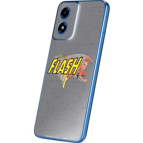 DC Comics The Flash Vintage Action Running Pose Moto G Play 4G (2024) Skin