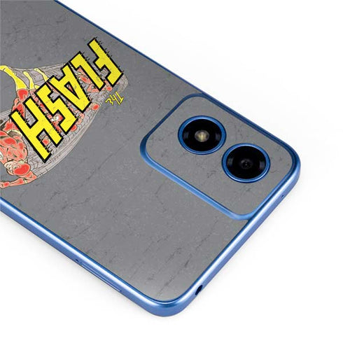 DC Comics The Flash Vintage Action Running Pose Moto G Play 4G (2024) Skin