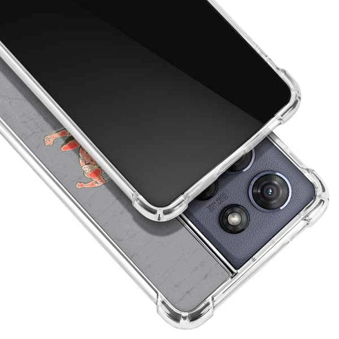 DC Comics The Flash Vintage Action Running Pose Moto G Power 5G (2025) Clear Case