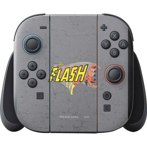 DC Comics The Flash Vintage Action Running Pose Nintendo Switch 2 (2025) with Joy-Con Skin