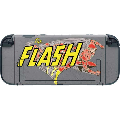 DC Comics The Flash Vintage Action Running Pose Nintendo Switch 2 (2025) with Joy-Con Skin