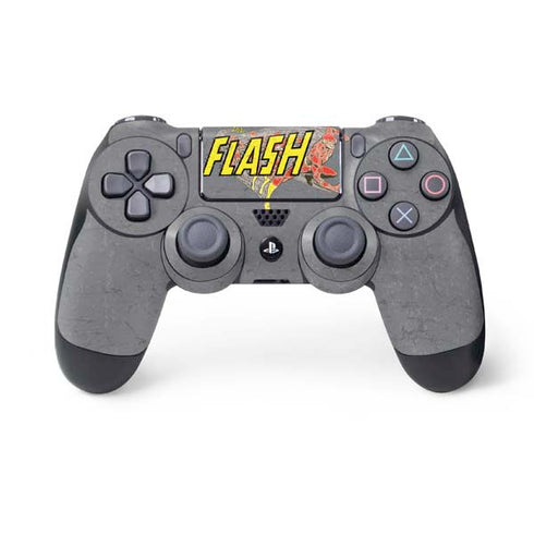 DC Comics The Flash Vintage Action Running Pose PS4 Controller Skin