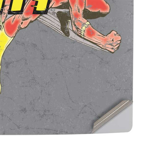 DC Comics The Flash Vintage Action Running Pose PS5 Pro Console Skin