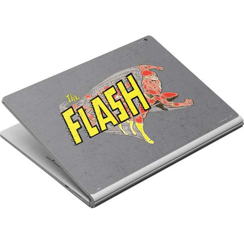 DC Comics The Flash Vintage Action Running Pose Surface Book Skin