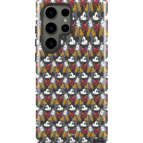 Disney Mickey Mouse Vintage Pattern Galaxy S23 Ultra Pro Case