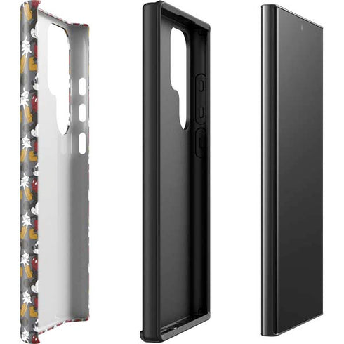 Disney Mickey Mouse Vintage Pattern Galaxy S23 Ultra Pro Case